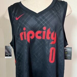 NWT Nike Damian Lillard Blazers Rip City Swingman XXL Jersey Dri-fit
